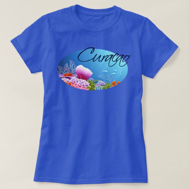 Camiseta Recife de Curacao (Frente do Design)