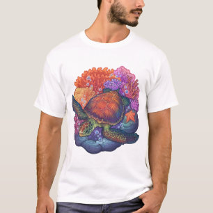 Camiseta Recife de Tartaruga Marinha