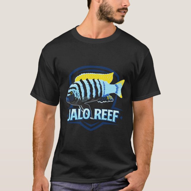 Camiseta Recife Mbuna Cichlid Lago Malawi Cynotilapia Afra  (Frente)