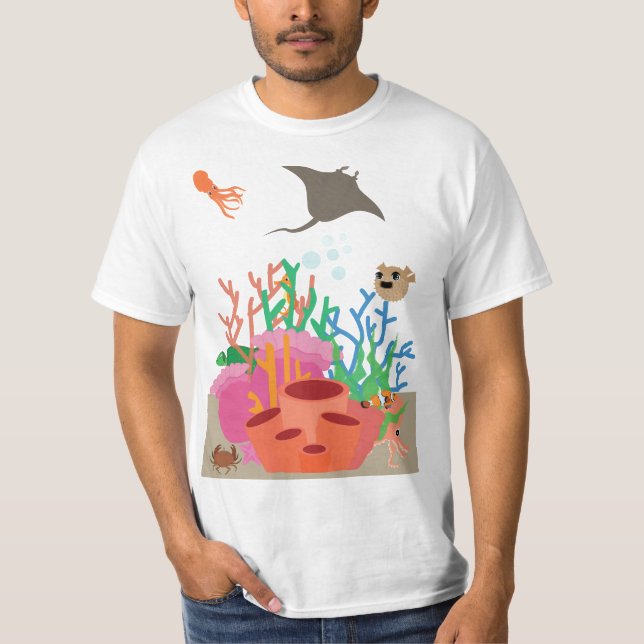 Camiseta Recifes de Coral (Frente)