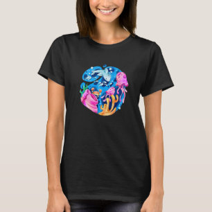 Camiseta Recifes de coral Recifes marinhos oceânicos Recife