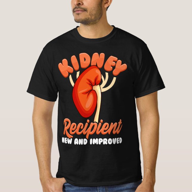 Camiseta Recipiente de Rins Novo e Melhoram Souvenirs Novid (Frente)