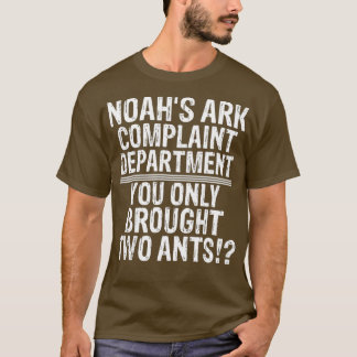 Camiseta Reclamação de Arca Noahs Anteater Manteve Apenas 2