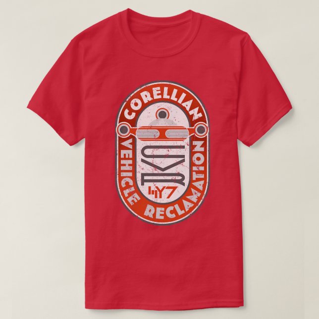 Camiseta Reclamação do veículo Corellian (Frente do Design)
