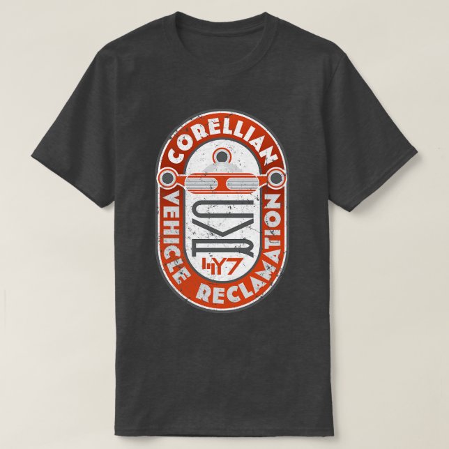 Camiseta Reclamação do veículo Corellian (Frente do Design)