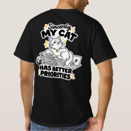 Camiseta Reclamação Formal de Gato Engraçado