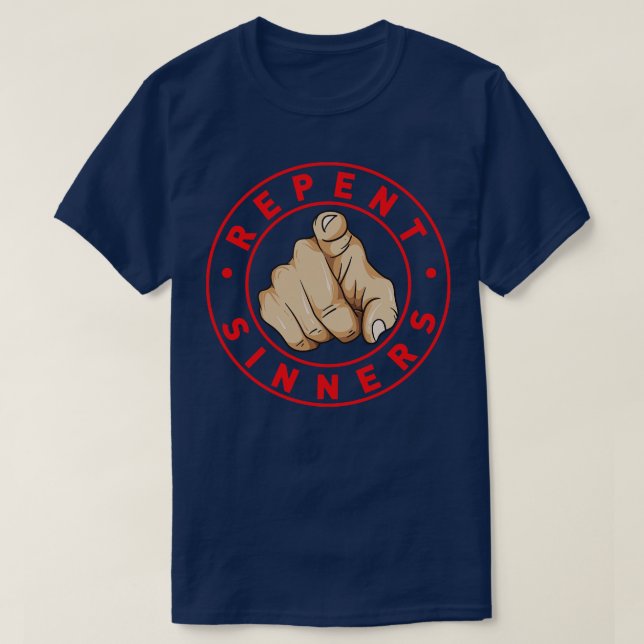 Camiseta Reclamar os Sinners (Frente do Design)