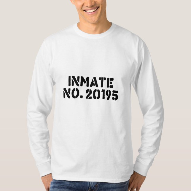 Camiseta Recluso Nº 20195 (Frente)