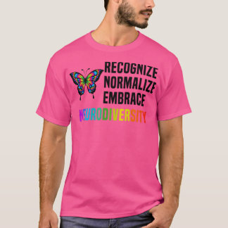 Camiseta Recognize Normalize Embrace Neurodiversity3