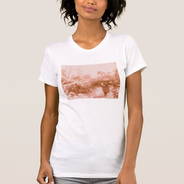 Camiseta Recolectores da madeira da mulher (Frente)