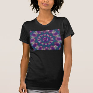 Camiseta Recolectores leves, mandala roxa abstrata mágica
