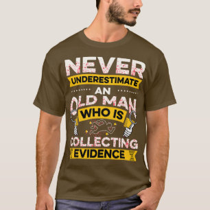 Camiseta Recolha de dados sobre a ciência forense do legist