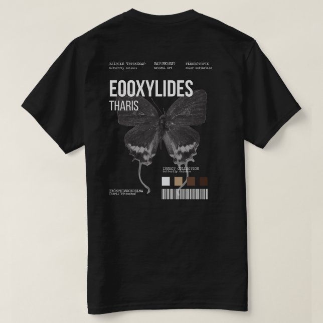 CAMISETA RECOLHA DE INSETOS (Verso do Design)
