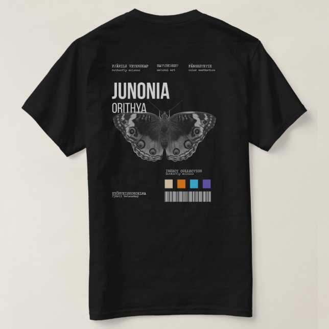 CAMISETA RECOLHA DE INSETOS (Verso do Design)