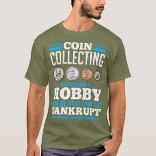Camiseta Recolha de moeda com captação de Hobby Bolso Eng