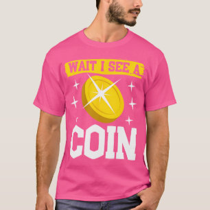 Camiseta Recolha De Moedas Engraçadas Numismatista Coletor