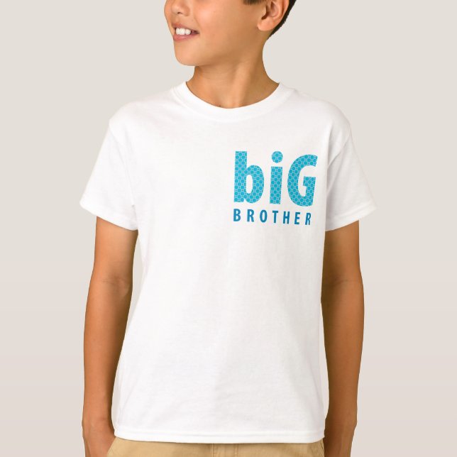 Camiseta RECOLHA DE SIBLINGS - irmão mais velho {blue} (Frente)