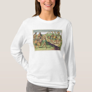 Camiseta Recolhendo a comida para o Storehouse comunal
