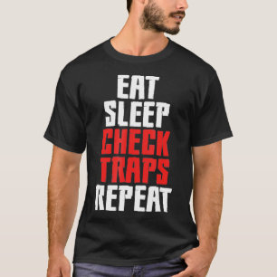 Camiseta Recolher As Armadilhas Para Verificação Do Sono Re