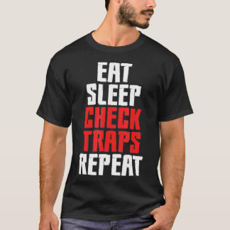 Camiseta Recolher As Armadilhas Para Verificação Do Sono Re