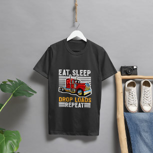 Camiseta Recolher Cargas Sonoras Repetir - Caminhão Dica do