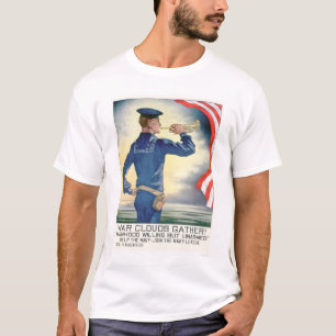 Camiseta Recolhimento das nuvens de guerra! Junte-se à