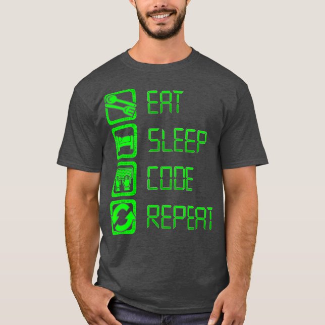 Camiseta Recoloque a programação e a codificação do código  (Frente)