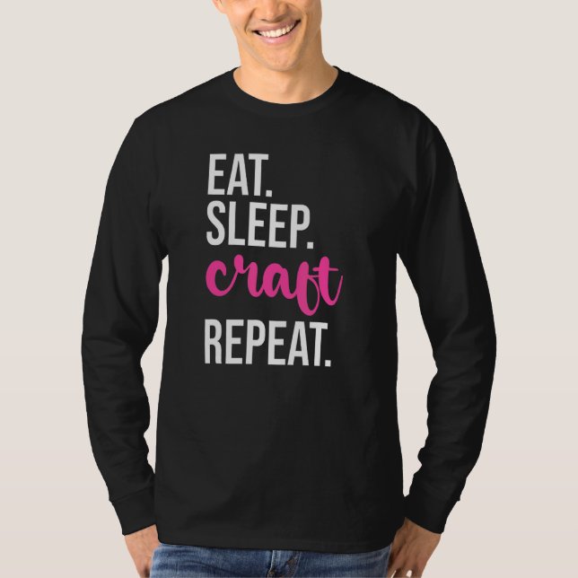 Camiseta Recoloque o Artesanato de repouso (Frente)