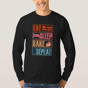 Camiseta Recoloque o Assar de latência Repetindo os Designs