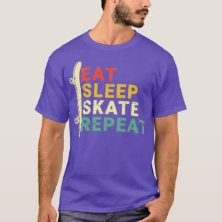 Camiseta Recoloque O Skate De Repouso Repetindo O Sk Da Áre