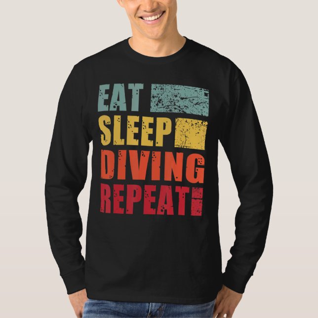 Camiseta Recoloque o sono e repita (Frente)