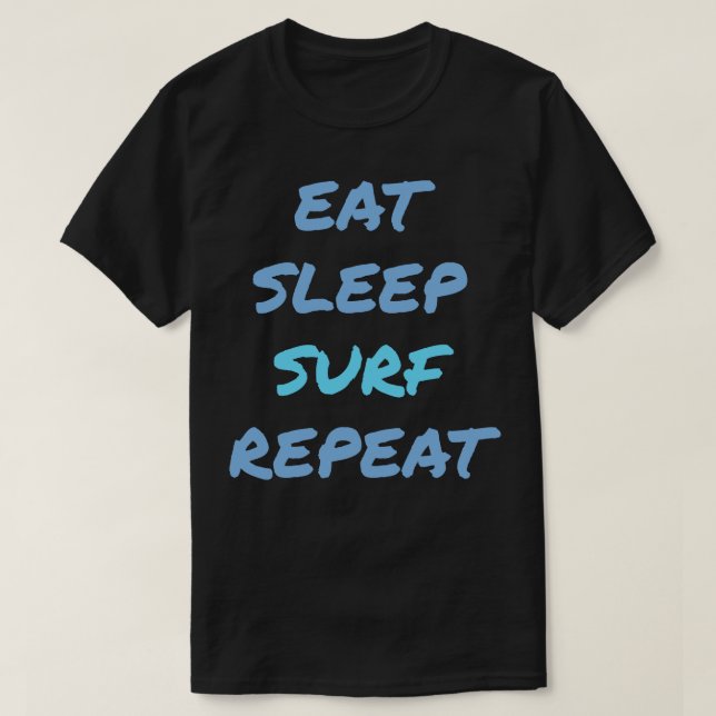 Camiseta Recoloque o Surf de latência 2 (Frente do Design)