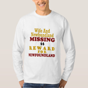 Camiseta Recompensa faltante de Terra Nova & de esposa para