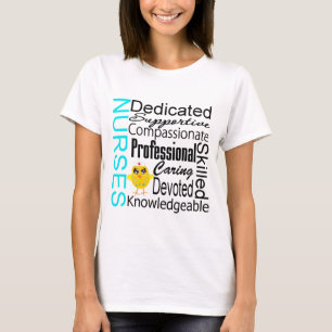 Camiseta Reconheça uma enfermeira:  Colagem do