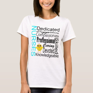 Camiseta Reconhecer uma Enfermeira: Enfermeiro Reconhecimen