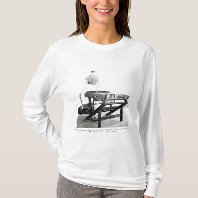 Camiseta Reconstrução do Jenny de giro de Hargreaves ' (Frente)