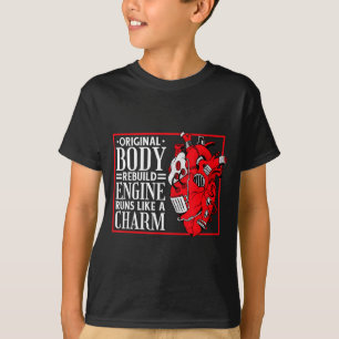 Camiseta Reconstrução do Motor do Corpo Original, Cirurgia 