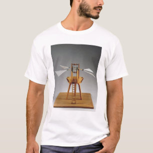 Camiseta Reconstrução modelo do design de da Vinci