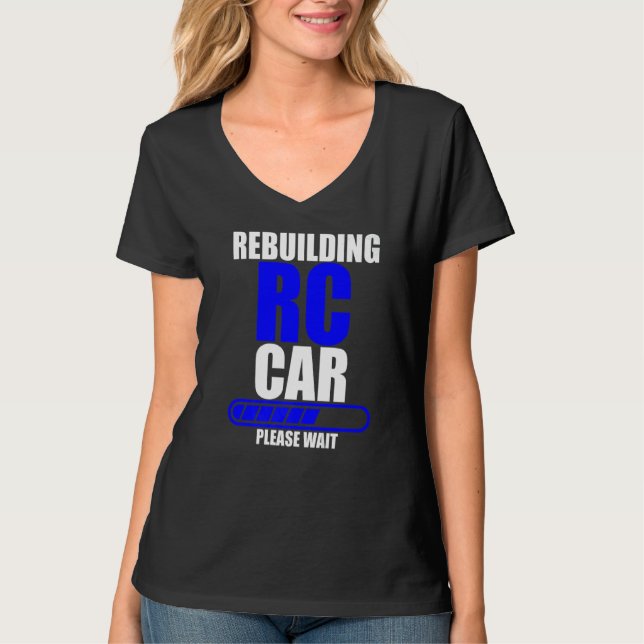 Camiseta Reconstruindo Carro Rc Aguarde (Frente)