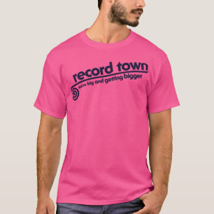 Camiseta Record Town Defunct 80s Music Store