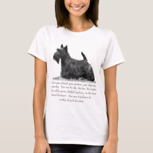 Camiseta Recordação do Terrier Escocês - Cão MACHO