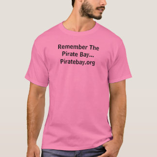 Camiseta Recorde a baía do pirata… Piratebay.org