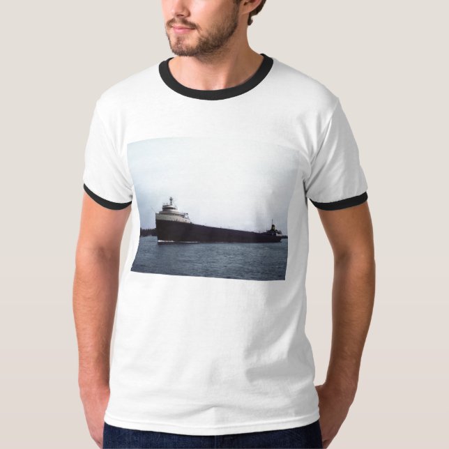 Camiseta Recorde o grupo do Edmund Fitzgerald (Frente)