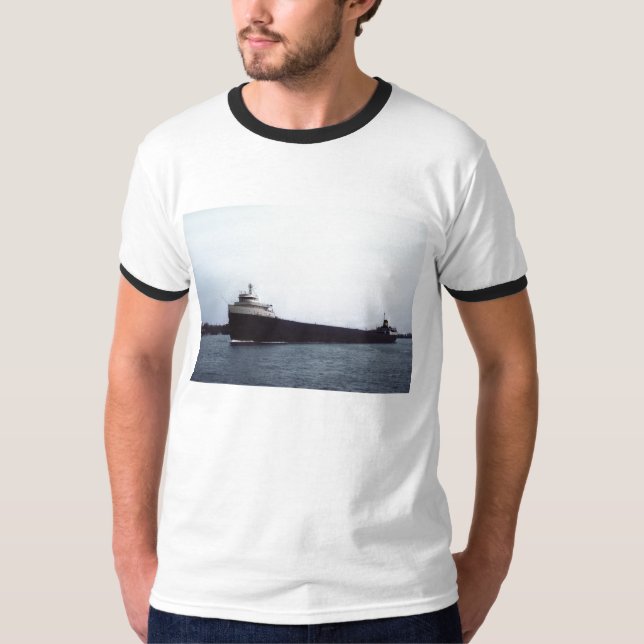 Camiseta Recorde o grupo do Edmund Fitzgerald (Frente)