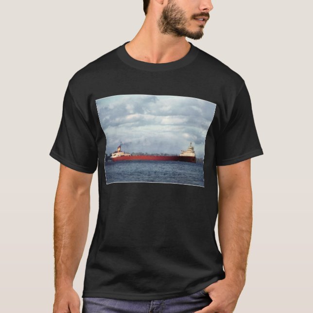 Camiseta Recorde o grupo do Edmund Fitzgerald (Frente)