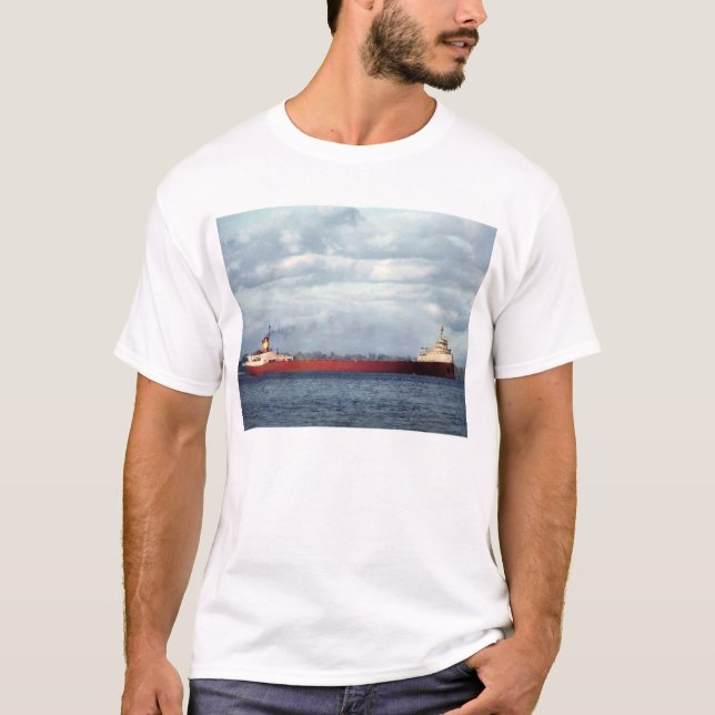 Camiseta Recorde o grupo do Edmund Fitzgerald (Frente)