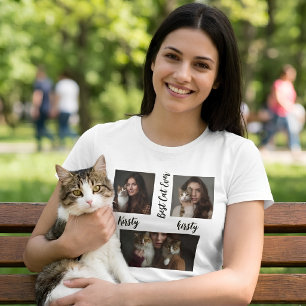 Camiseta Recordo personalizado simples de foto e nome de ga