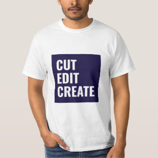 Camiseta Recortar, editar, criar o editor de vídeo T-Shirt