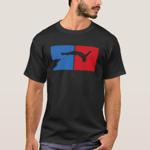 Camiseta Recorte de Cliff Gráfico Retroativo Cliff Dividind