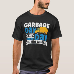 Camiseta Recriação de Roupa de caminhão de lixo para Toddle